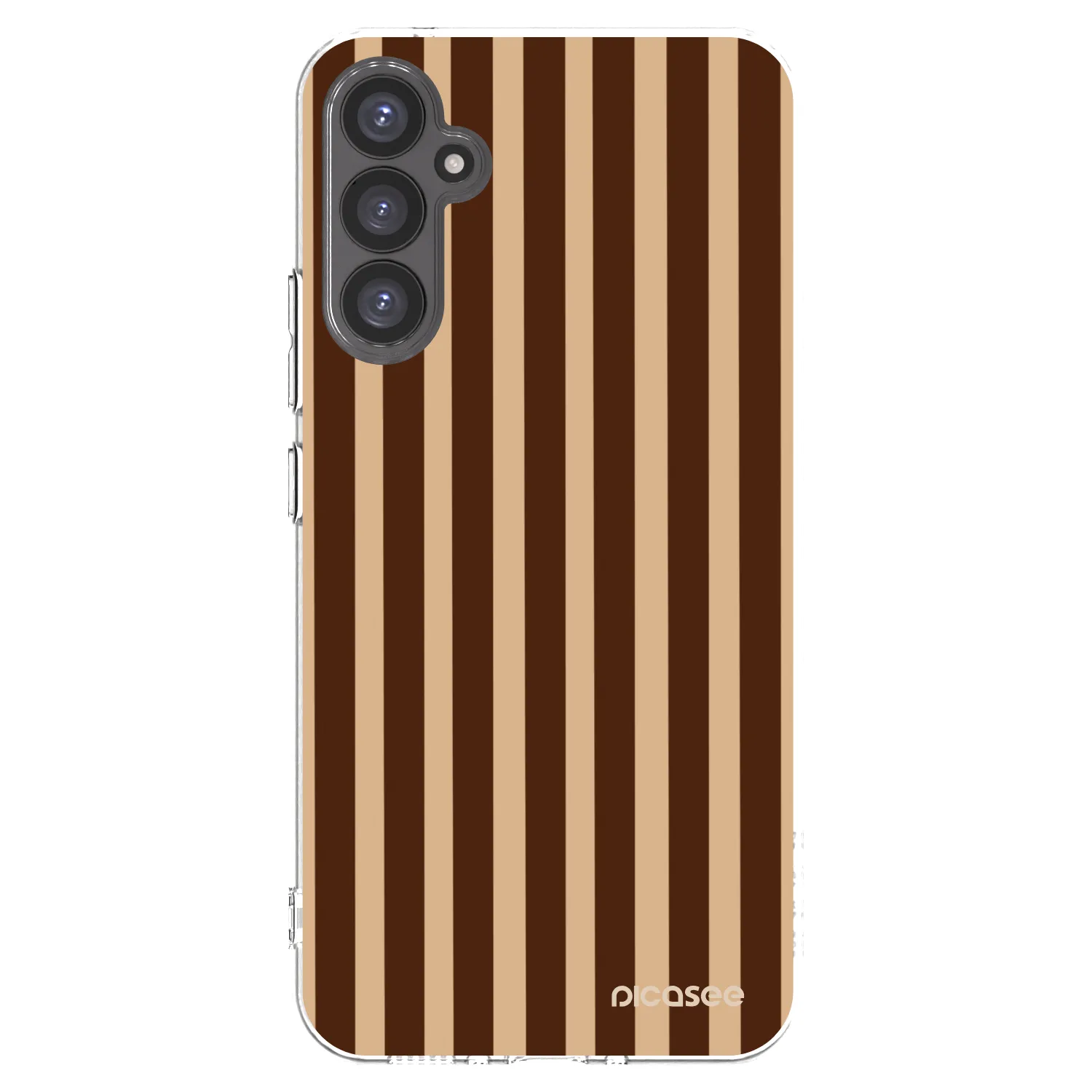 Picasee átlátszó szilikon tok az alábbi mobiltelefonokra Samsung Galaxy A34 5G A346B - Brown lines