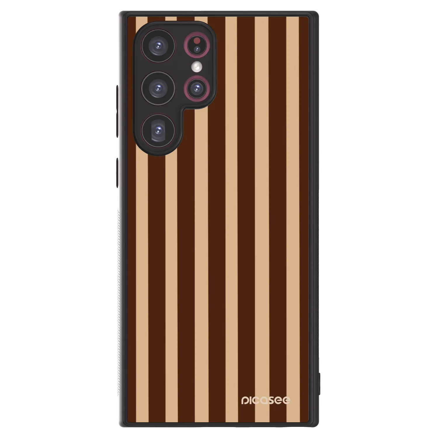 Picasee ULTIMATE CASE PowerShare Samsung Galaxy S22 Ultra 5G - készülékre - Brown lines