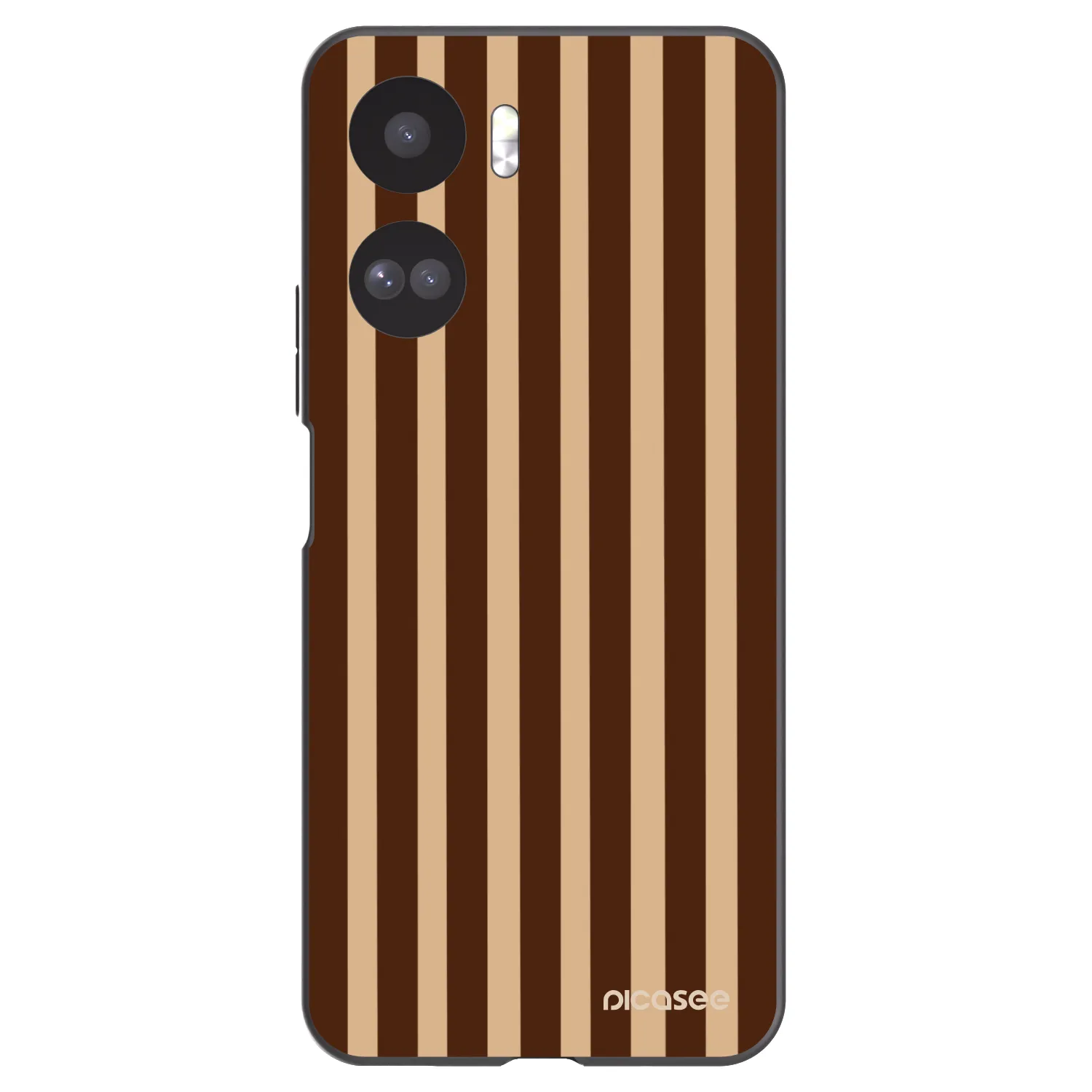 Picasee fekete szilikon tok az alábbi mobiltelefonokra Honor 90 Lite 5G - Brown lines