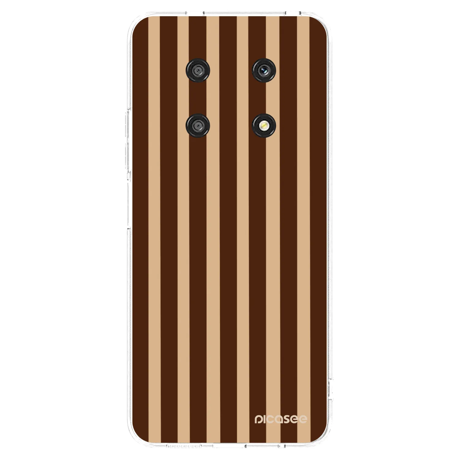 Picasee átlátszó szilikon tok az alábbi mobiltelefonokra Honor Magic4 Lite 5G - Brown lines