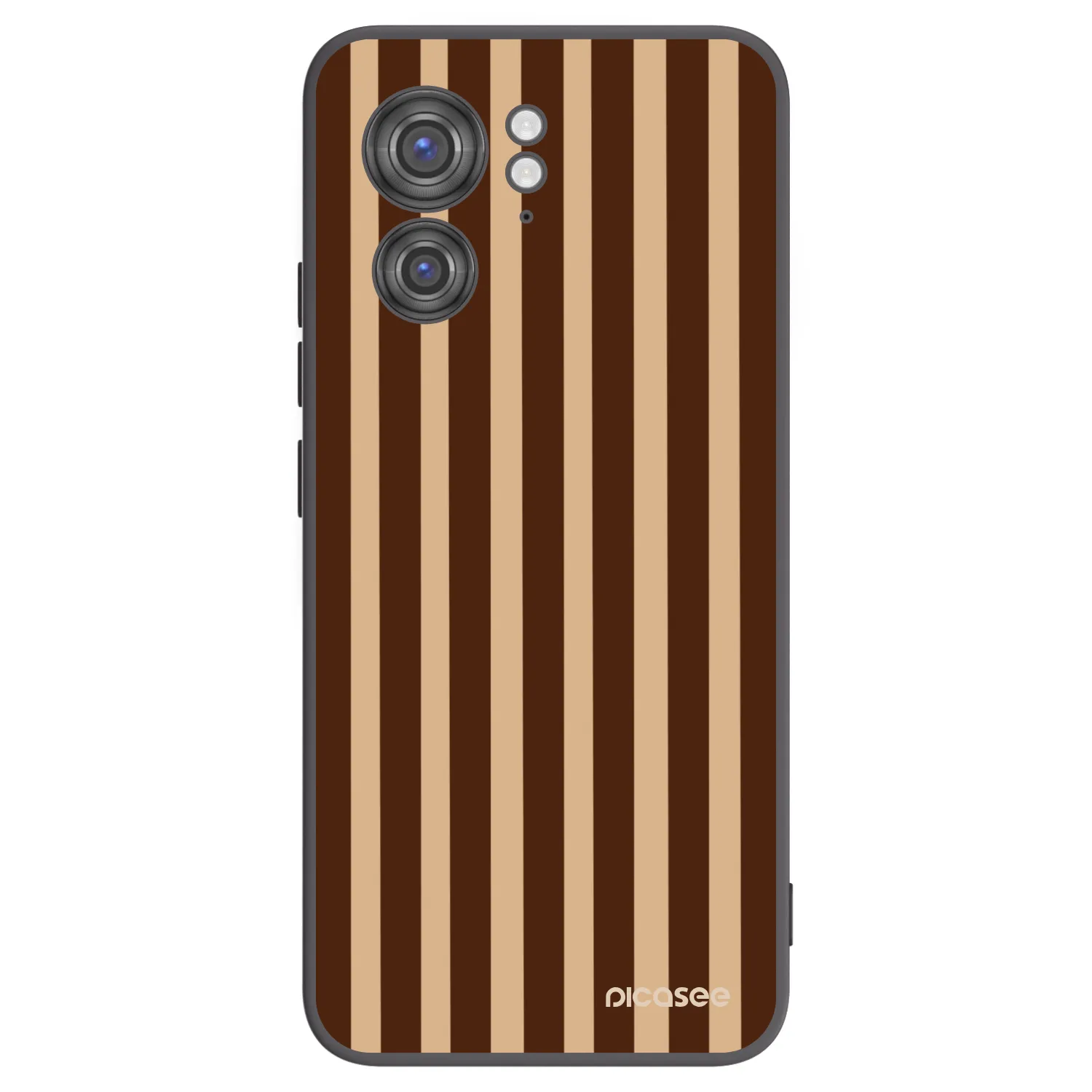 Picasee fekete szilikon tok az alábbi mobiltelefonokra Motorola Edge 40 - Brown lines