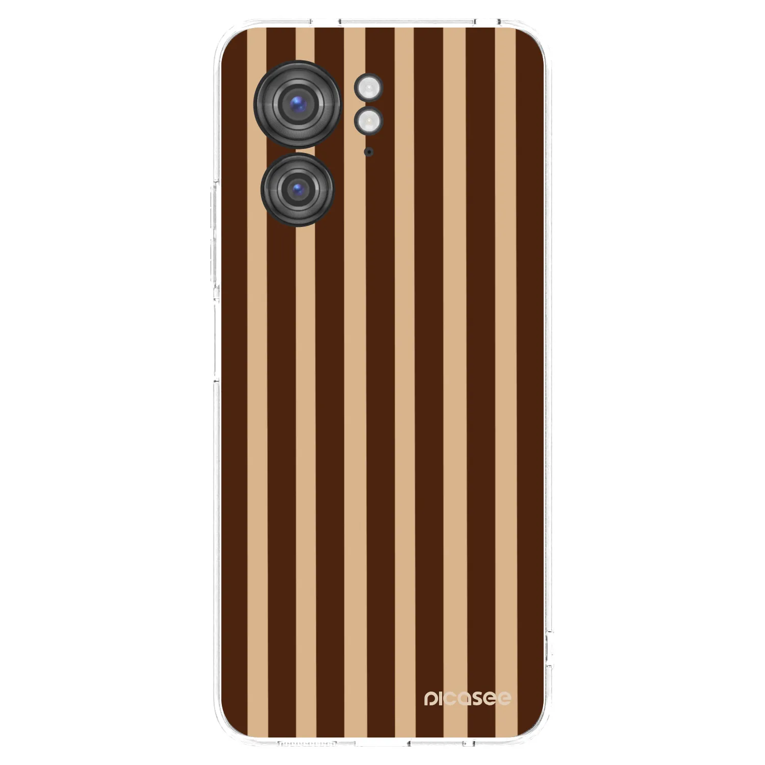 Picasee átlátszó szilikon tok az alábbi mobiltelefonokra Motorola Edge 40 - Brown lines