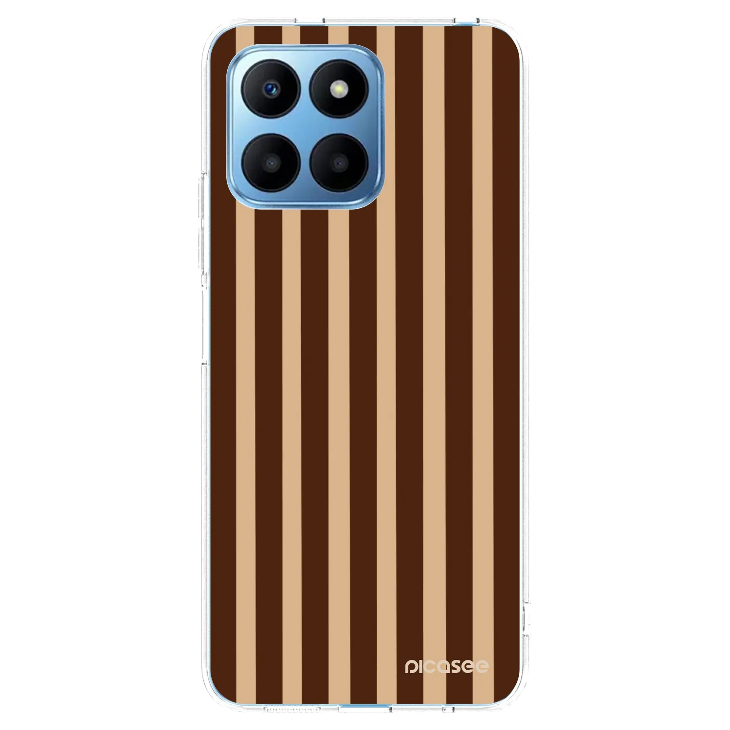 Picasee átlátszó szilikon tok az alábbi mobiltelefonokra Honor 70 Lite - Brown lines
