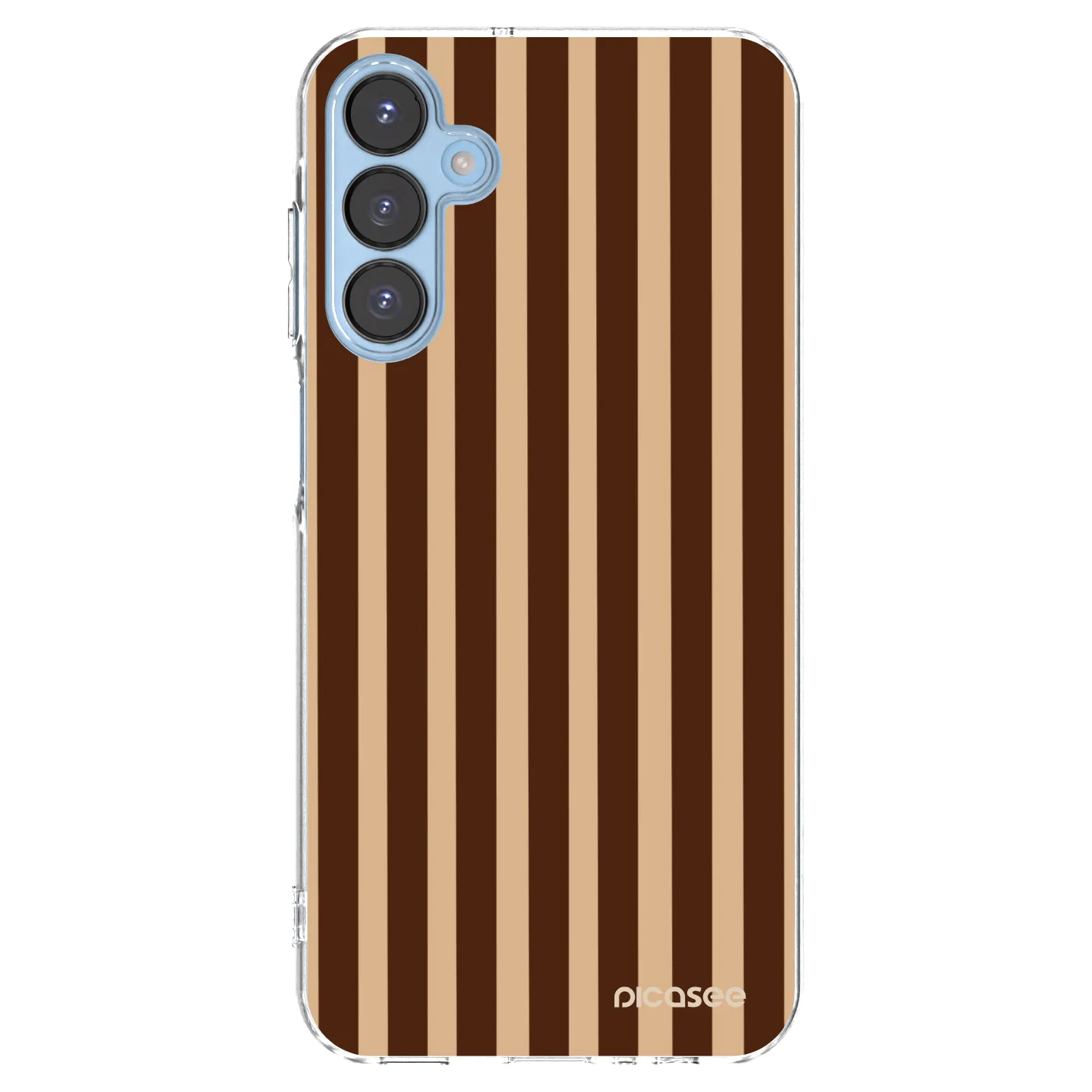 Picasee átlátszó szilikon tok az alábbi mobiltelefonokra Samsung Galaxy A15 A156B 5G - Brown lines
