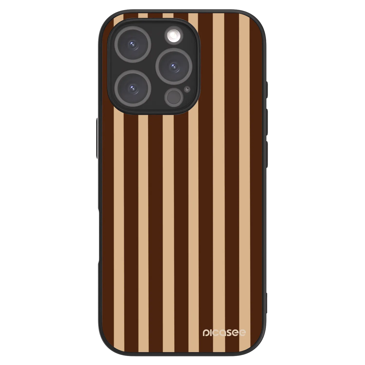 Picasee ULTIMATE CASE MagSafe Apple iPhone 16 Pro - készülékre - Brown lines