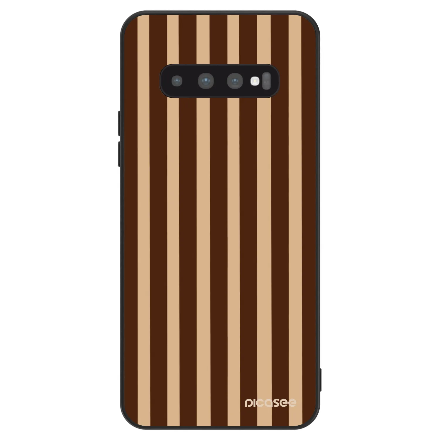 Picasee ULTIMATE CASE Samsung Galaxy S10 Plus G975 - készülékre - Brown lines