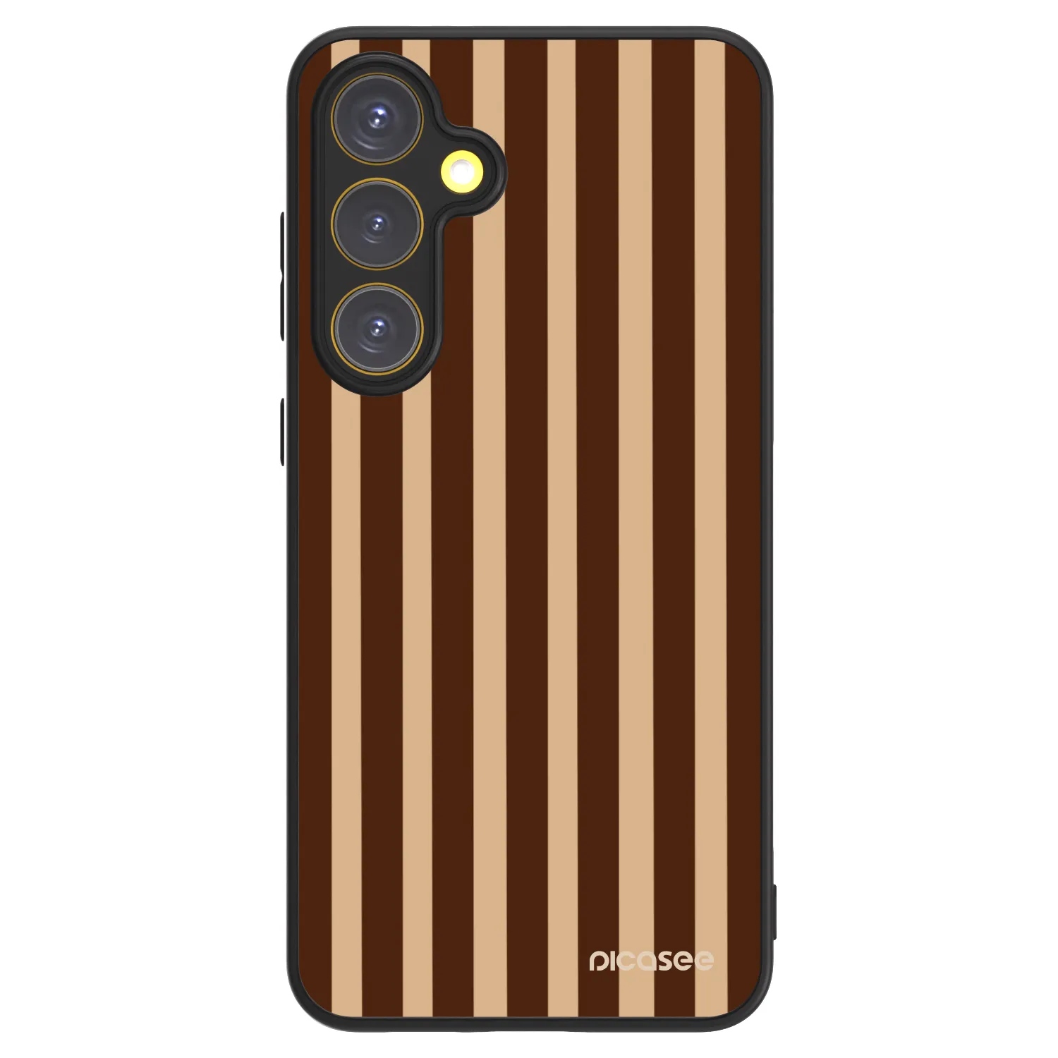 Picasee ULTIMATE CASE PowerShare Samsung Galaxy S24 FE S721B - készülékre - Brown lines