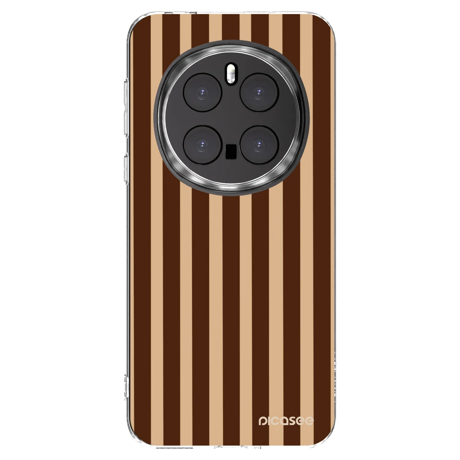 Picasee átlátszó szilikon tok az alábbi mobiltelefonokra Honor Magic7 Pro 5G - Brown lines