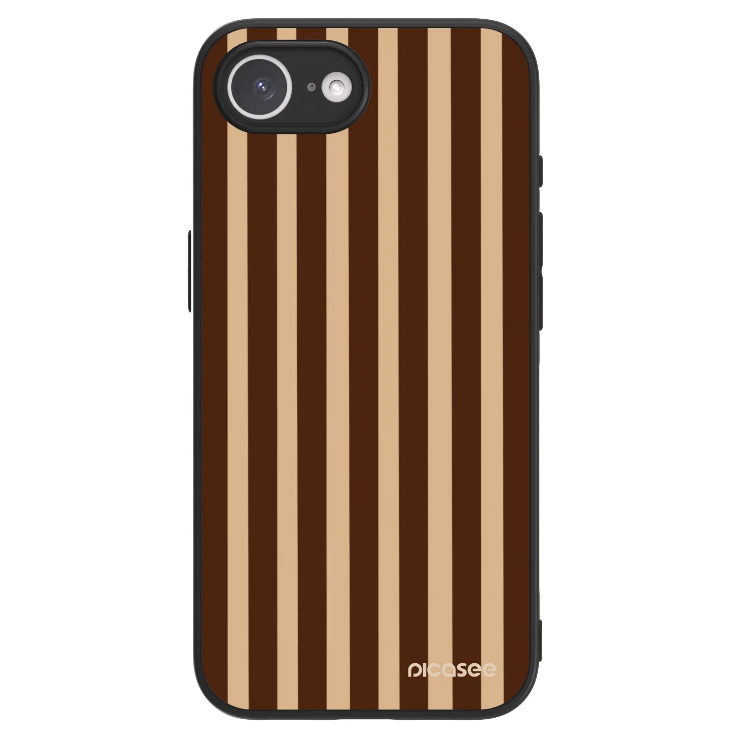 Picasee ULTIMATE CASE MagSafe Apple iPhone 16e - készülékre - Brown lines