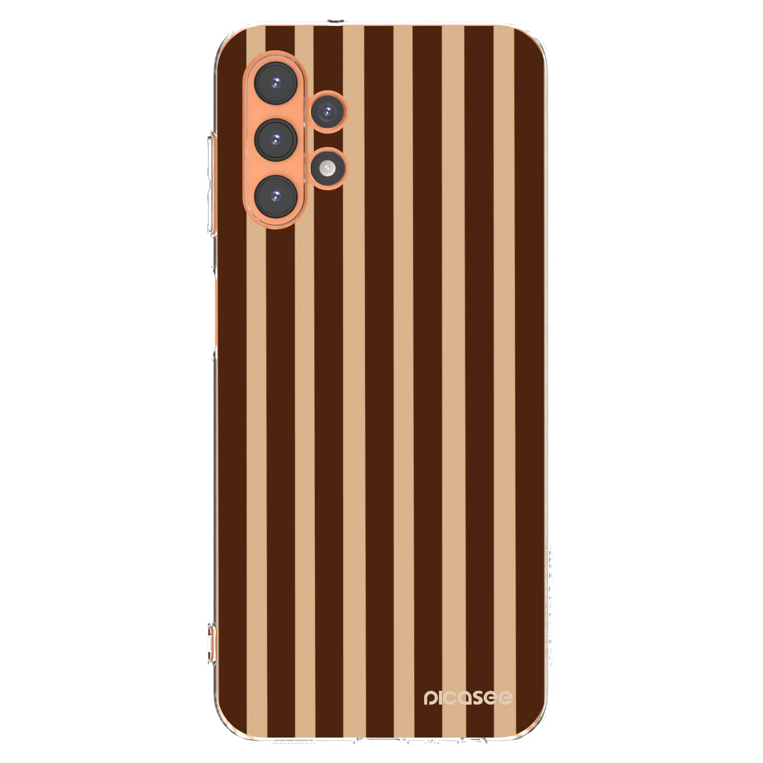 Picasee átlátszó szilikon tok az alábbi mobiltelefonokra Samsung Galaxy A13 5G - Brown lines