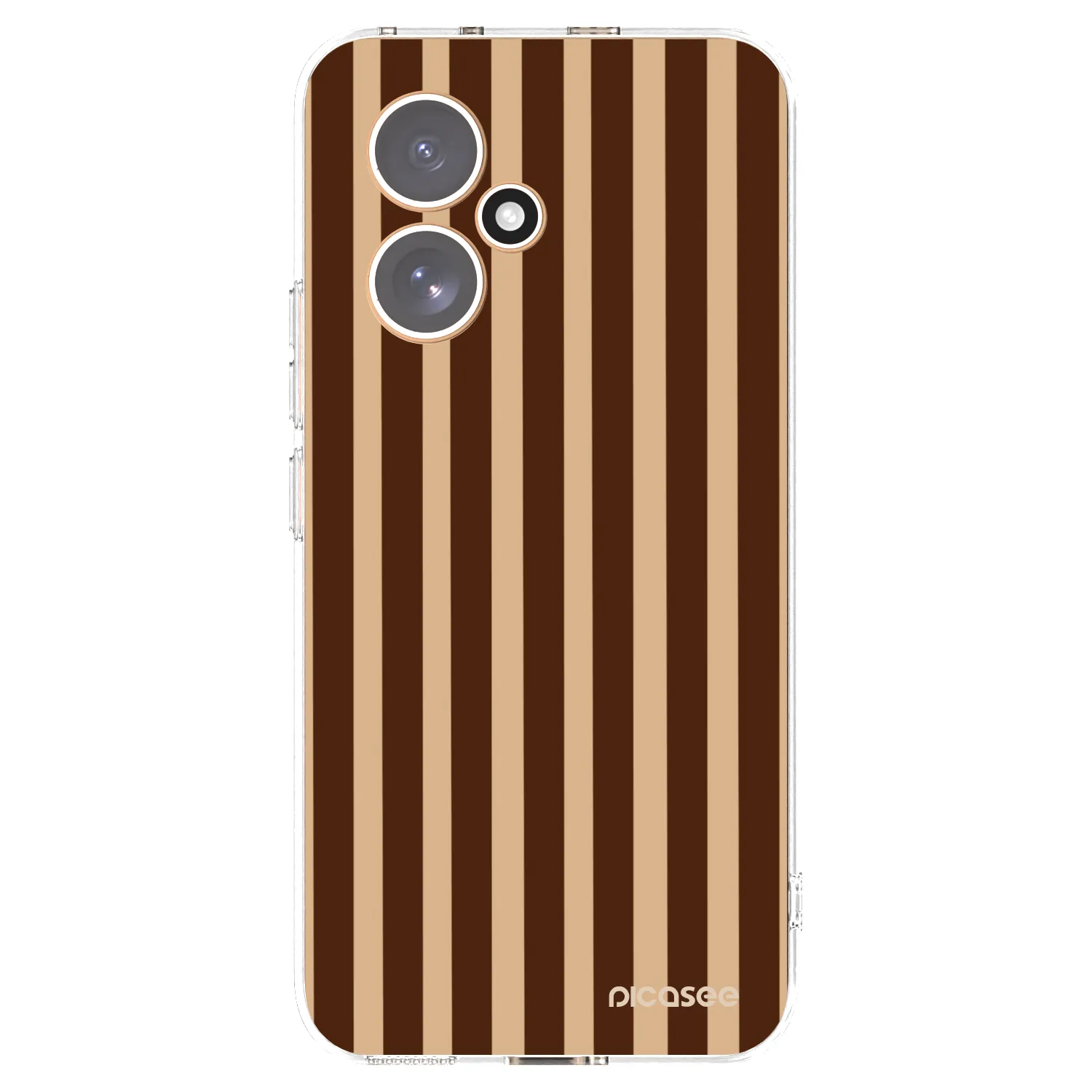 Picasee átlátszó szilikon tok az alábbi mobiltelefonokra Honor 400 5G - Brown lines