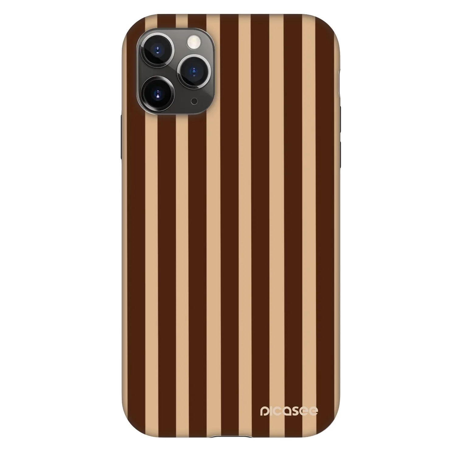 Picasee Fashion Case Apple iPhone 11 Pro - Brown lines