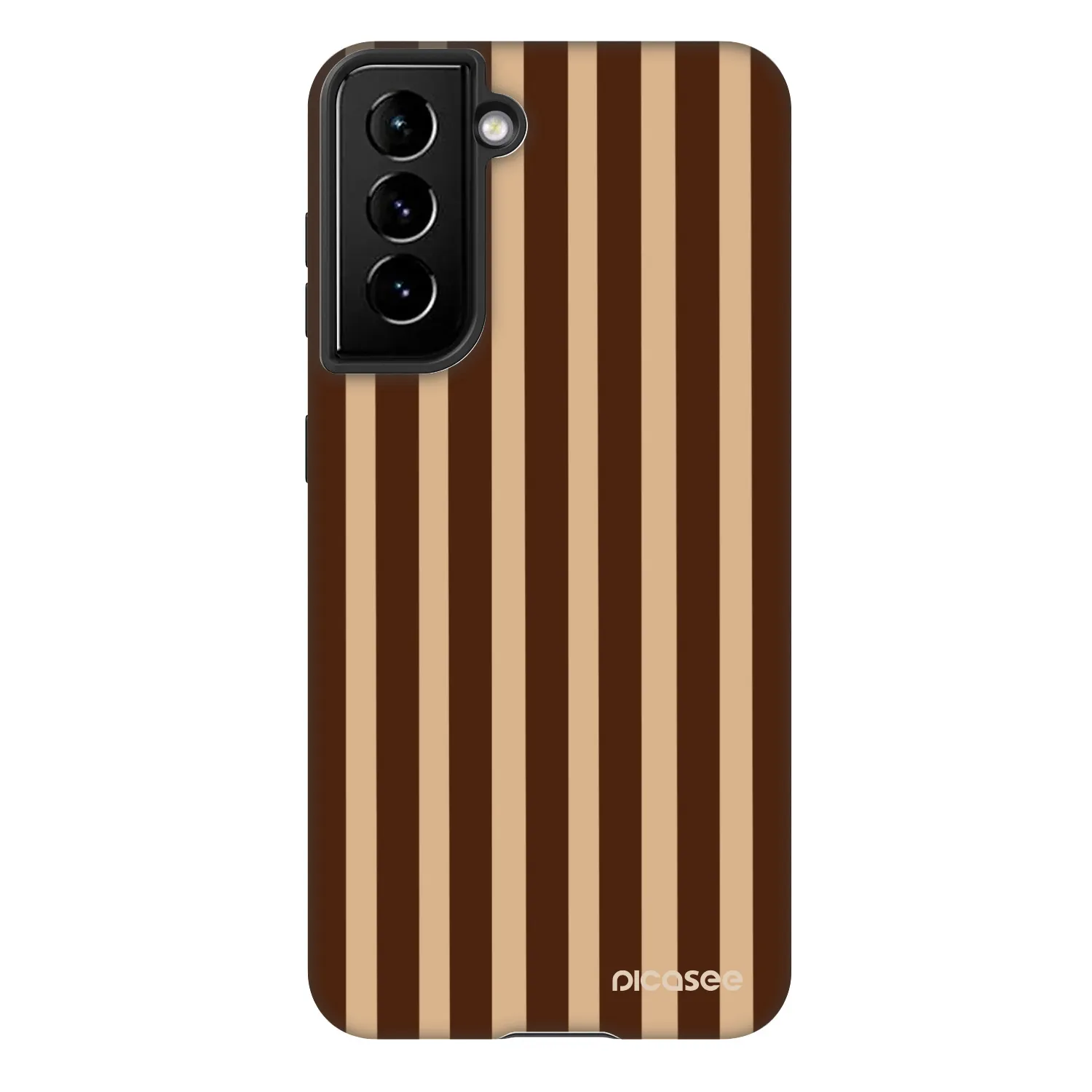 Picasee Fashion Case Samsung Galaxy S22 5G - Brown lines