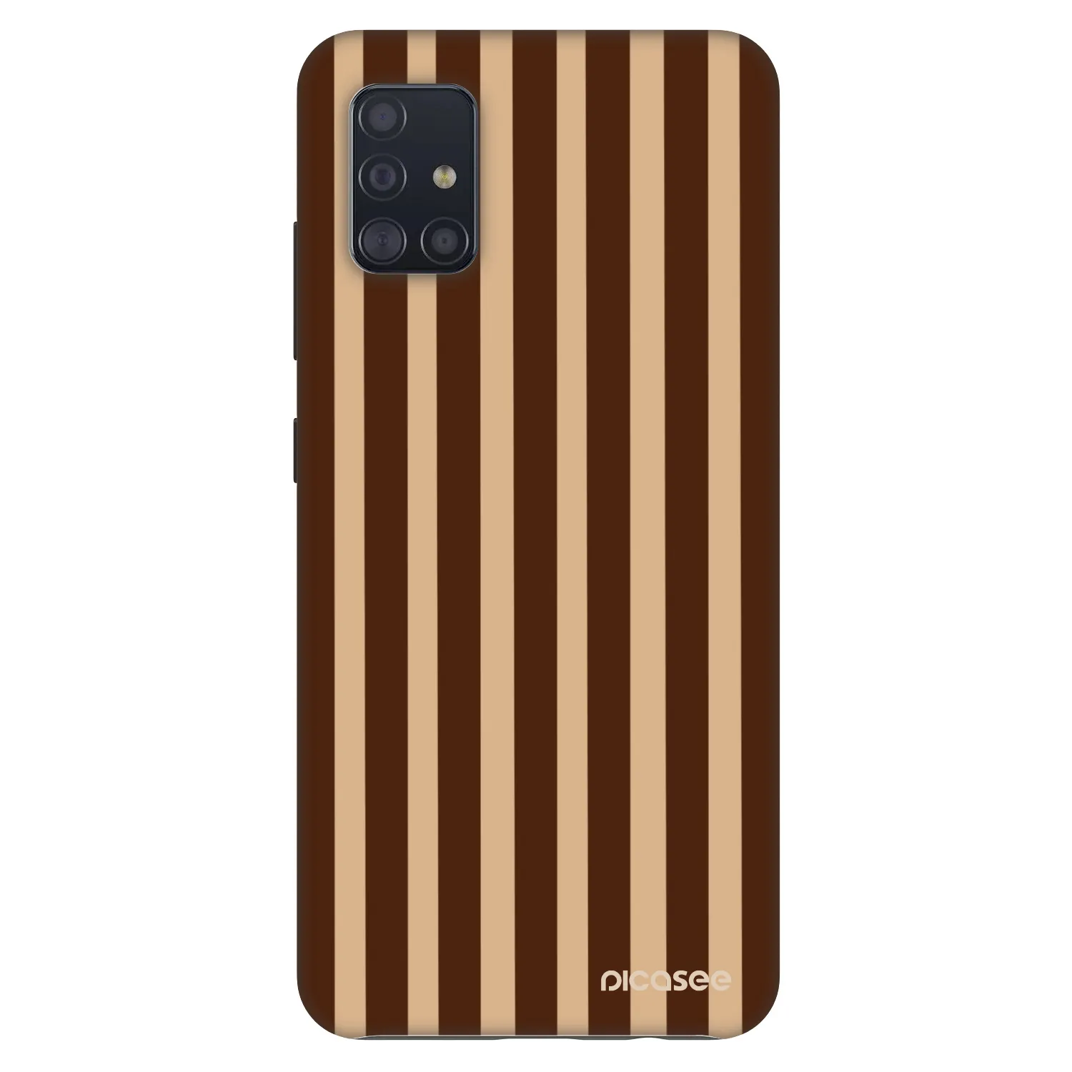 Picasee Fashion Case Samsung Galaxy A51 A515F - Brown lines