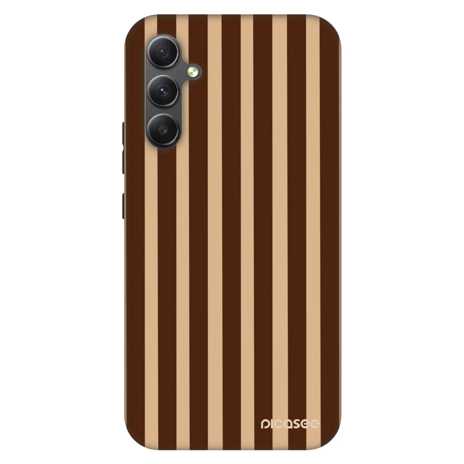 Picasee Fashion Case Samsung Galaxy A34 5G A346B - Brown lines