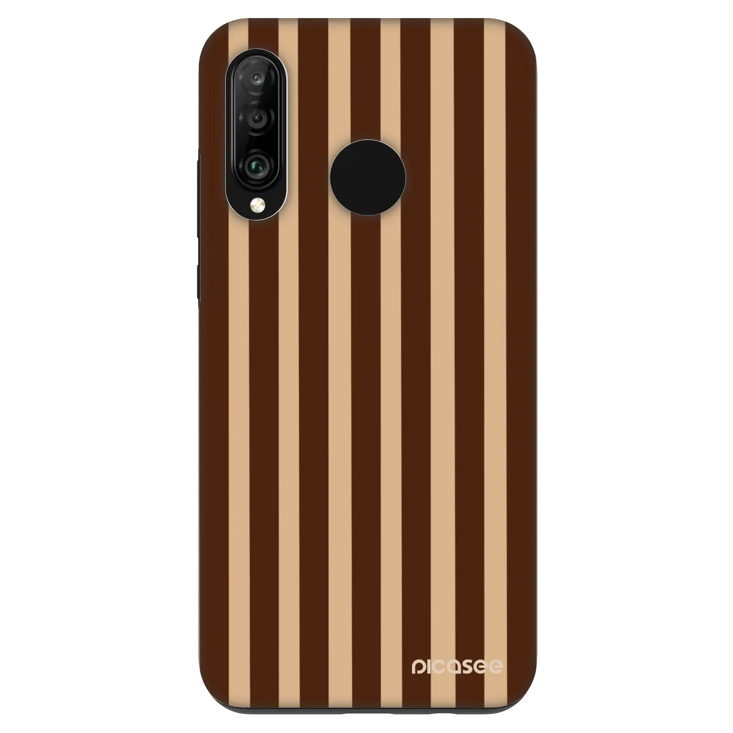 Picasee Fashion Case Huawei P30 Lite - Brown lines