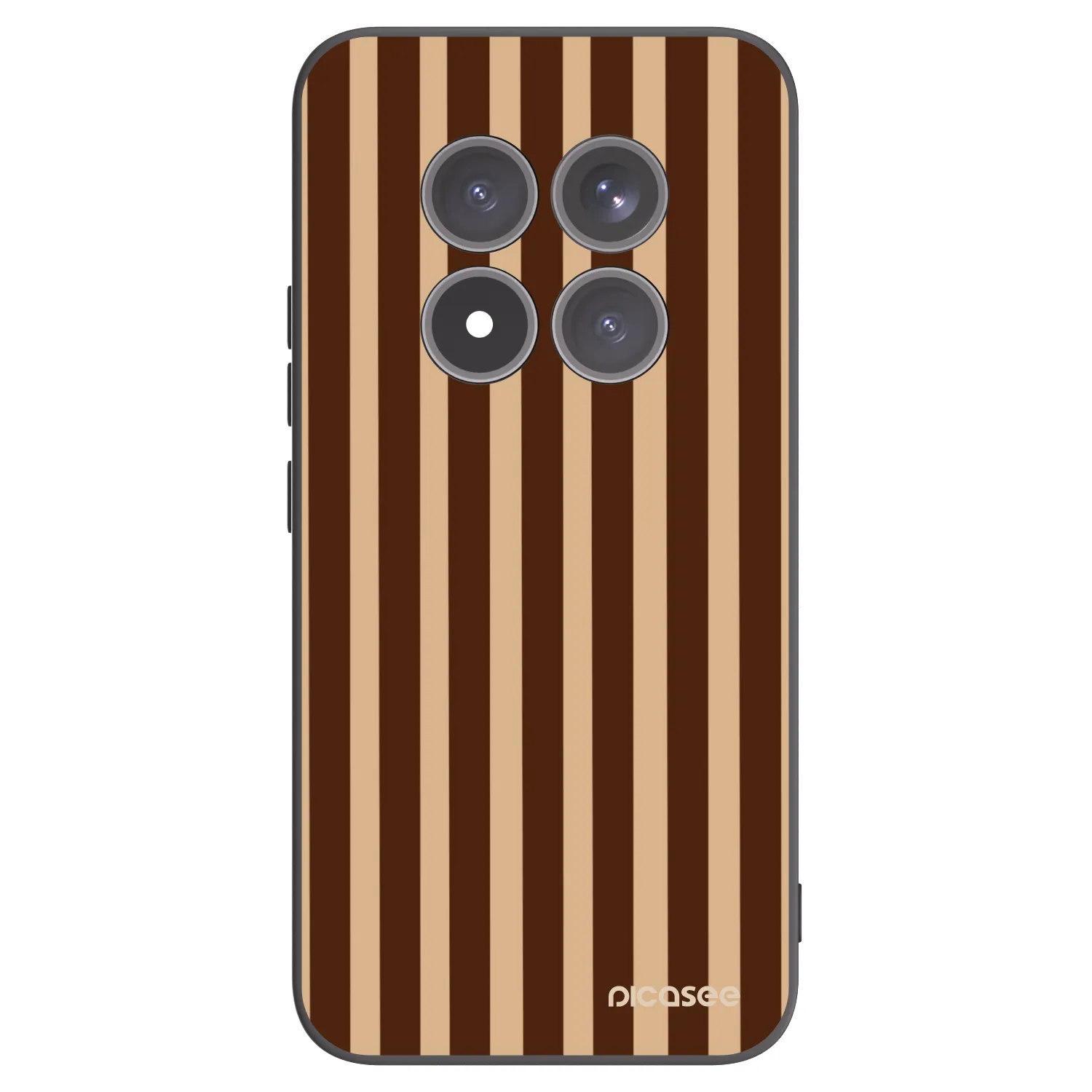 Picasee fekete szilikon tok az alábbi mobiltelefonokra Xiaomi Redmi Note 15 Pro+ - Brown lines