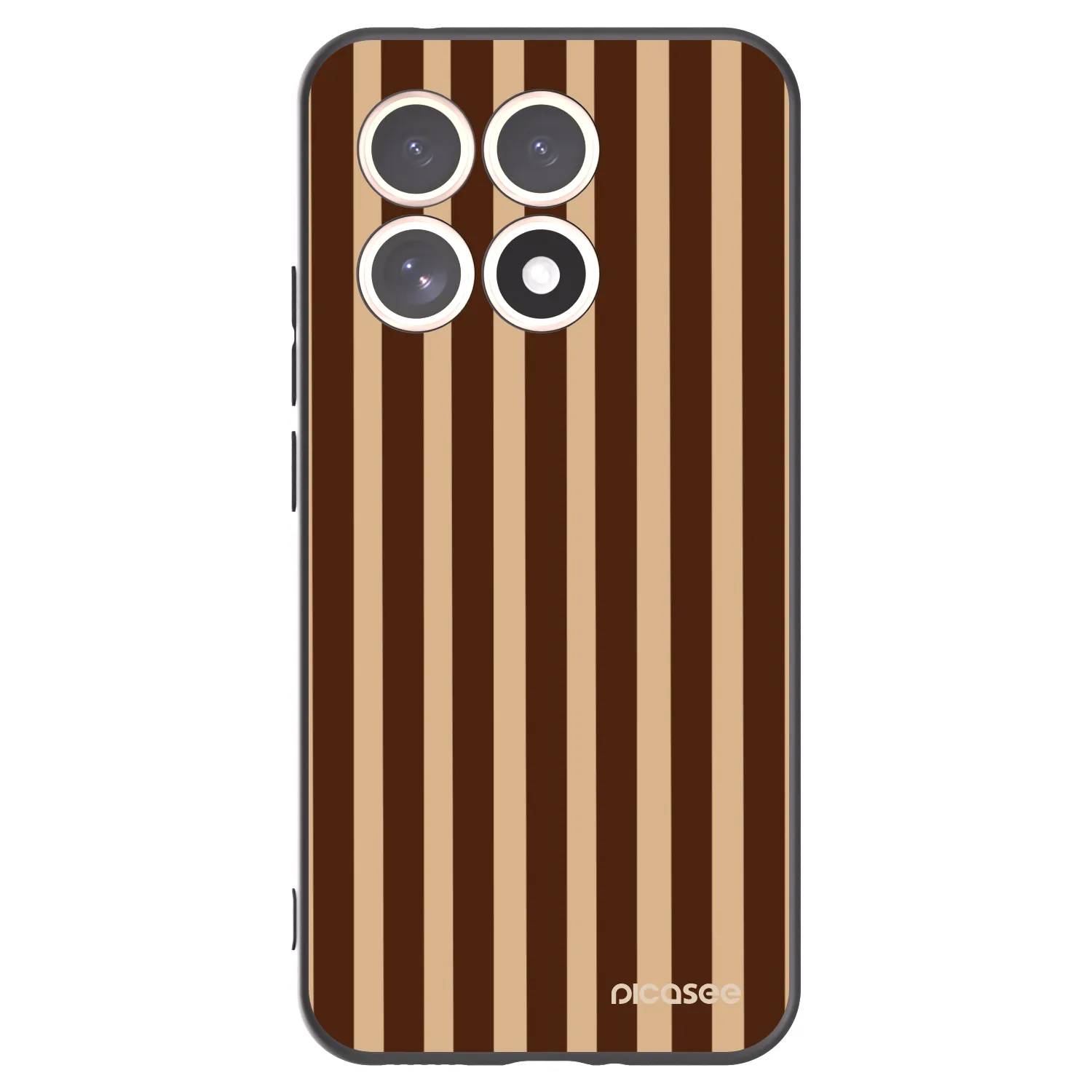 Picasee fekete szilikon tok az alábbi mobiltelefonokra Xiaomi 15T - Brown lines