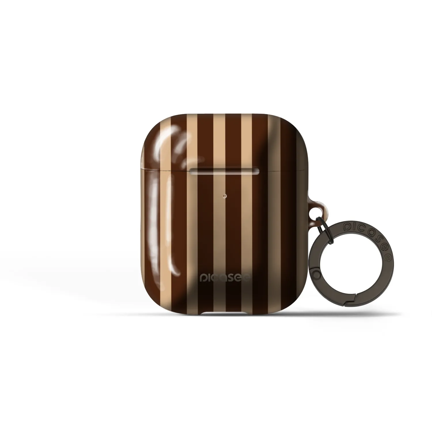 Picasee Obal pro Apple AirPods 2 - Brown lines