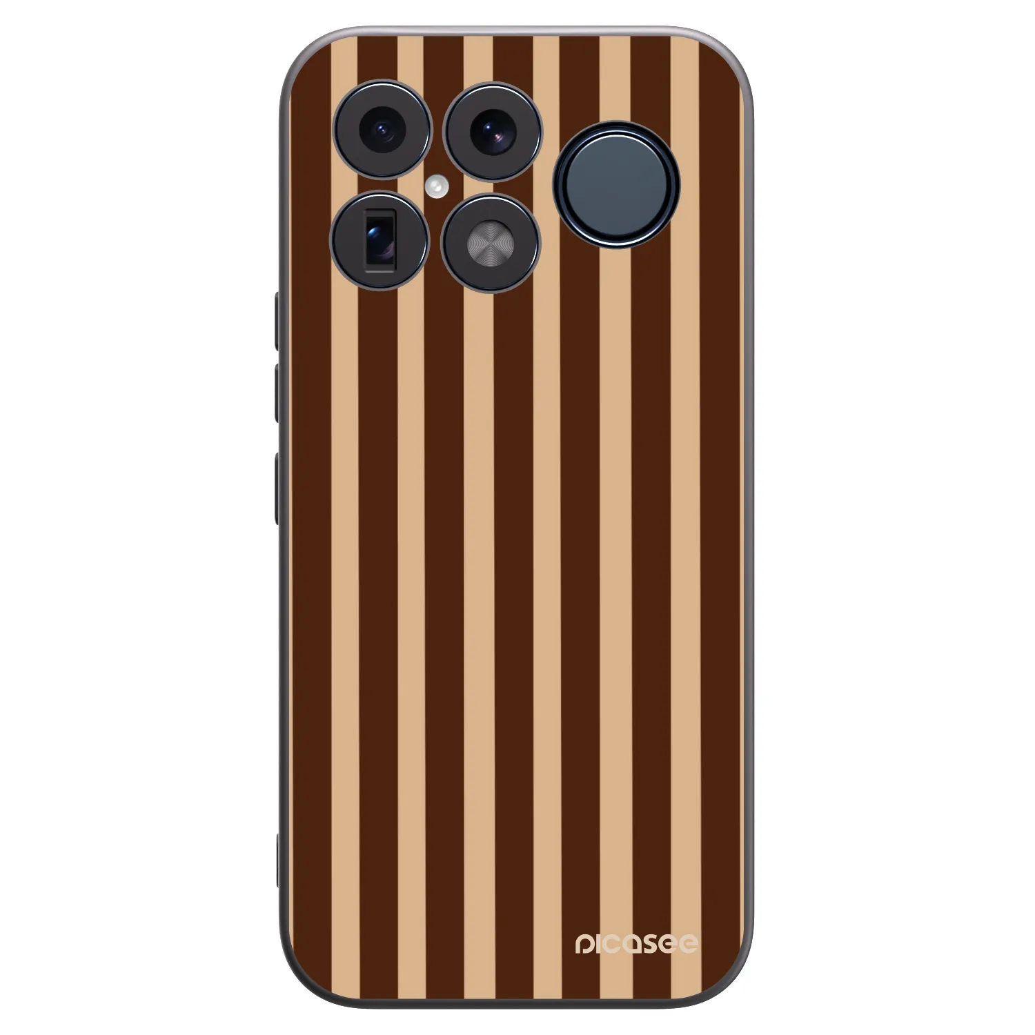 Picasee fekete szilikon tok az alábbi mobiltelefonokra Xiaomi Poco F8 Ultra - Brown lines
