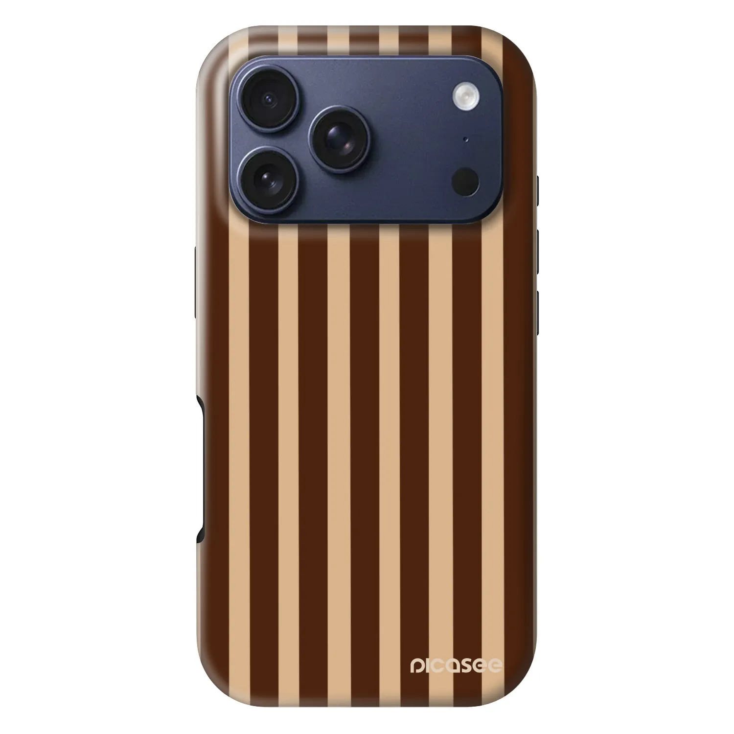 Picasee Fashion Case MagSafe Apple iPhone 18 Pro - Brown lines
