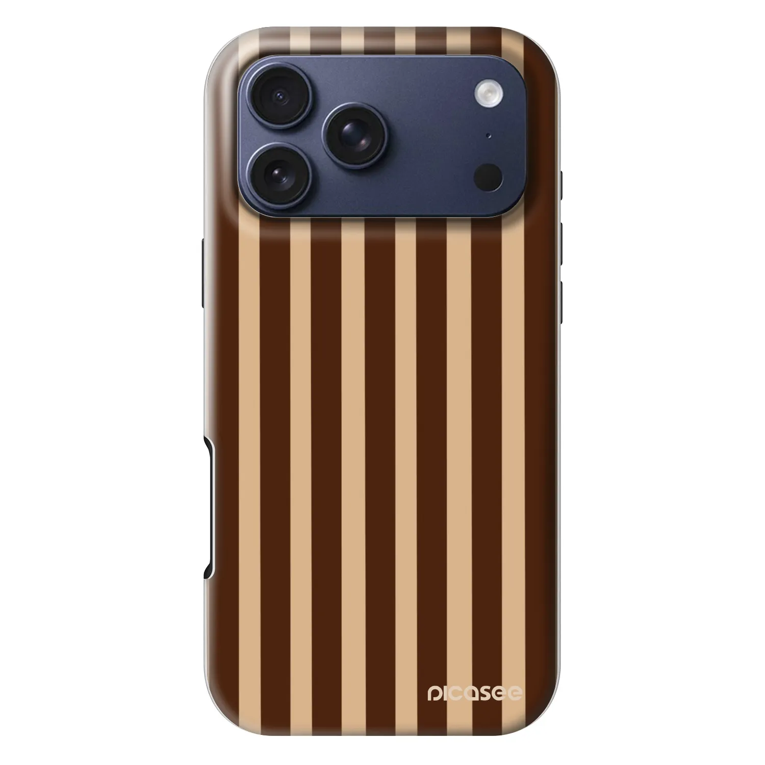 Picasee Fashion Case MagSafe Apple iPhone 18 Pro Max - Brown lines