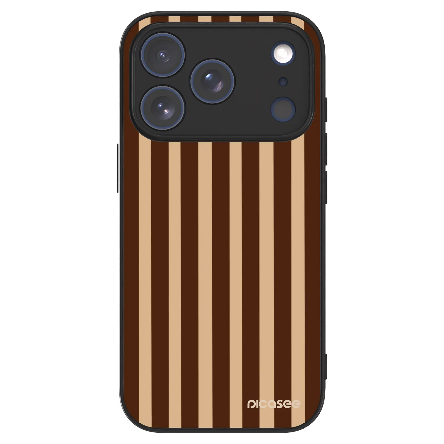 Picasee ULTIMATE CASE MagSafe Apple iPhone 18 Pro - készülékre - Brown lines
