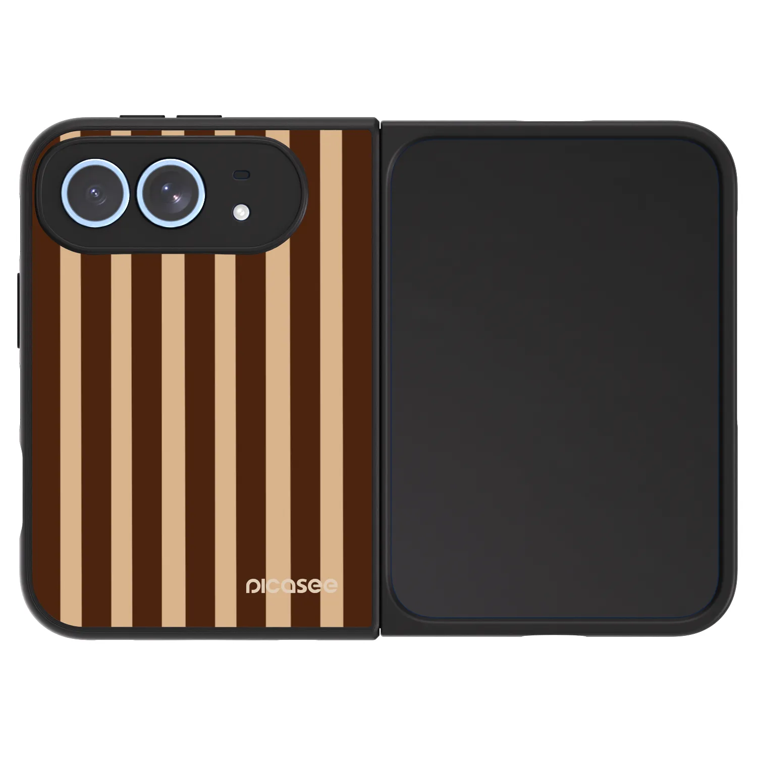 Picasee ULTIMATE CASE MagSafe Apple iPhone Duo - készülékre - Brown lines