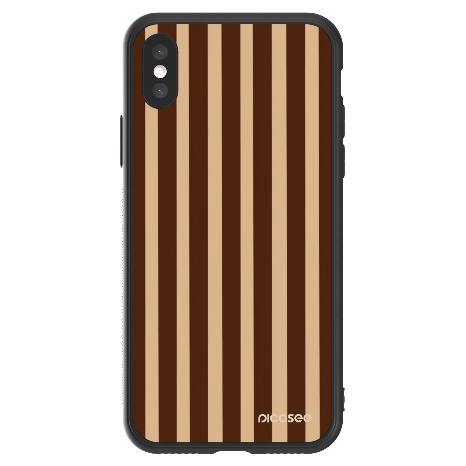 Picasee ULTIMATE CASE Apple iPhone X/XS - készülékre - Brown lines