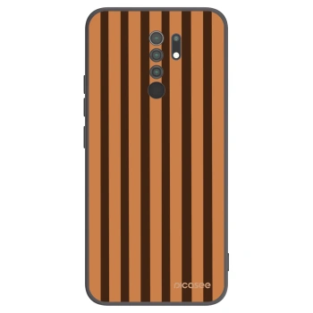 Picasee fekete szilikon tok az alábbi mobiltelefonokra Xiaomi Redmi 9 - Caramel lines
