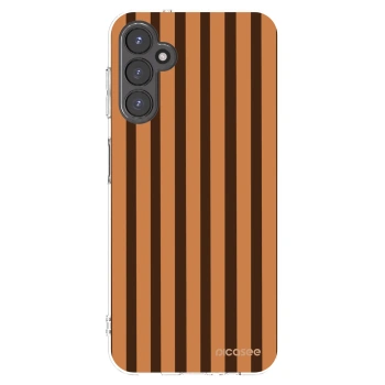 Picasee átlátszó szilikon tok az alábbi mobiltelefonokra Samsung Galaxy A14 4G A145R - Caramel lines