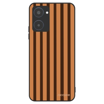 Szilikon tok erre a típusra Realme 10 4G - Caramel lines