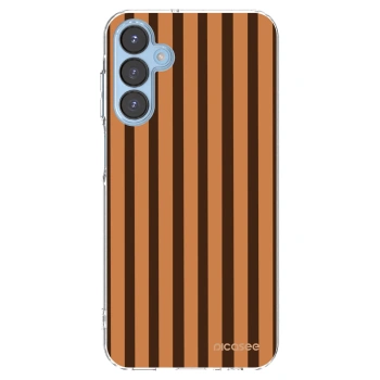 Picasee átlátszó szilikon tok az alábbi mobiltelefonokra Samsung Galaxy A15 A156B 5G - Caramel lines