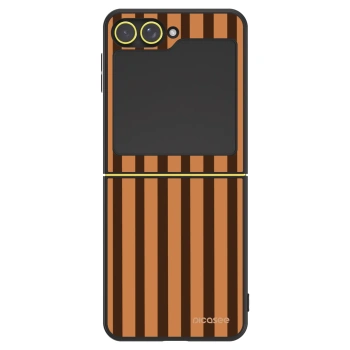 Szilikon tok erre a típusra Samsung Galaxy Z Flip5 5G - Caramel lines
