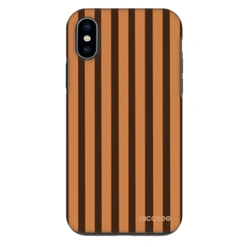 Szilikon tok erre a típusra Apple iPhone X/XS - Caramel lines
