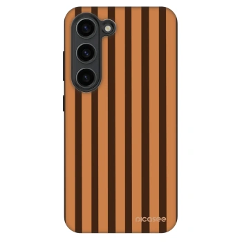 Szilikon tok erre a típusra Samsung Galaxy S23 5G - Caramel lines
