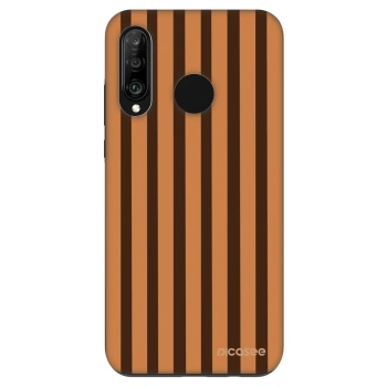 Szilikon tok erre a típusra Huawei P30 Lite - Caramel lines