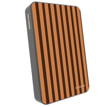 Picasee Powerbank MagSafe 10 000 mAh Szürke - Caramel lines