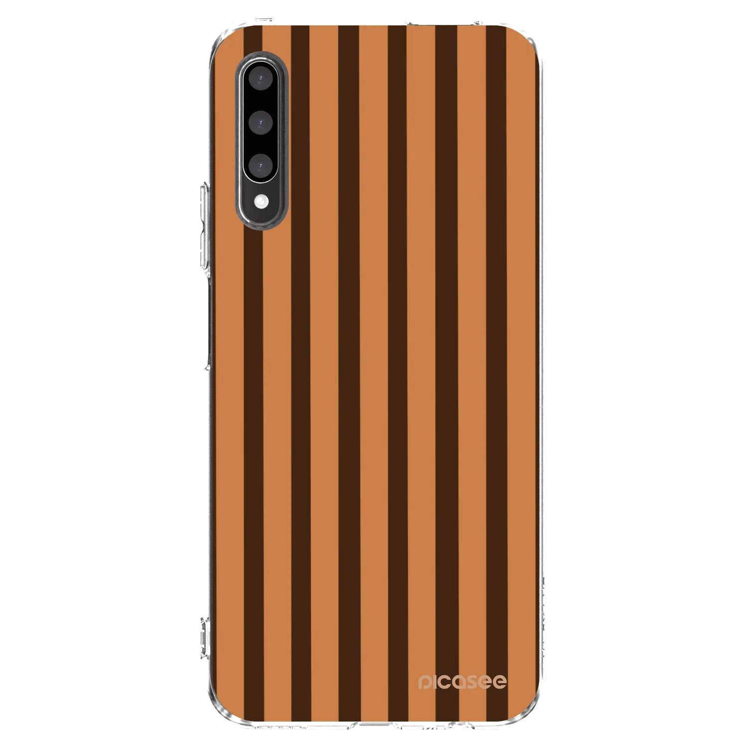 Picasee átlátszó szilikon tok az alábbi mobiltelefonokra Honor 9X Pro - Caramel lines