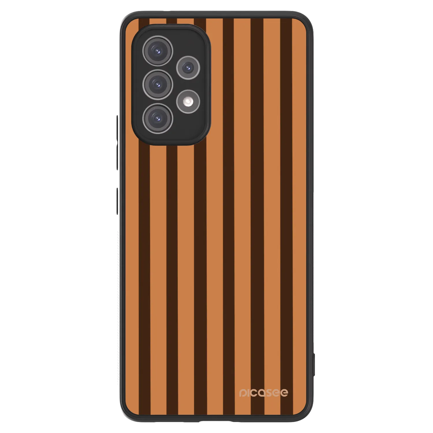 Picasee ULTIMATE CASE Samsung Galaxy A52 5G A525F - készülékre - Caramel lines