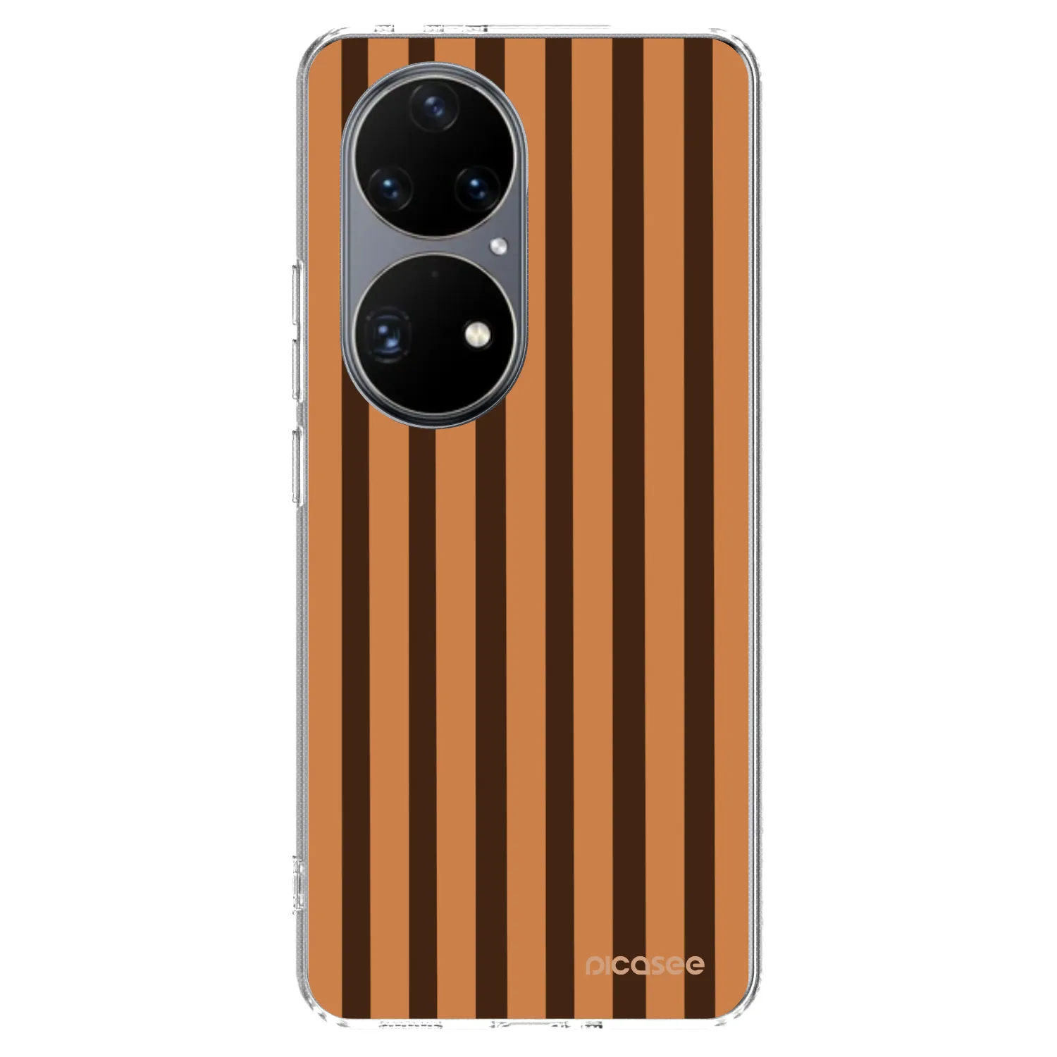 Picasee átlátszó szilikon tok az alábbi mobiltelefonokra Huawei P50 - Caramel lines