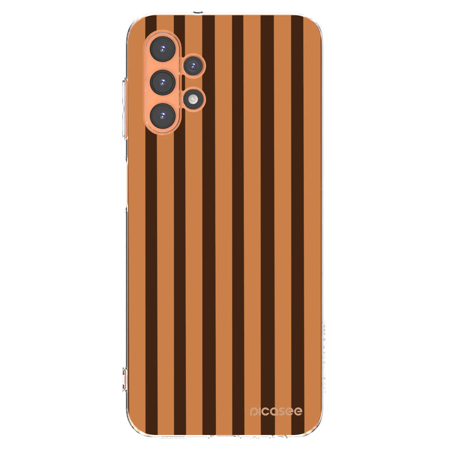 Picasee átlátszó szilikon tok az alábbi mobiltelefonokra Samsung Galaxy A13 4G A135 - Caramel lines