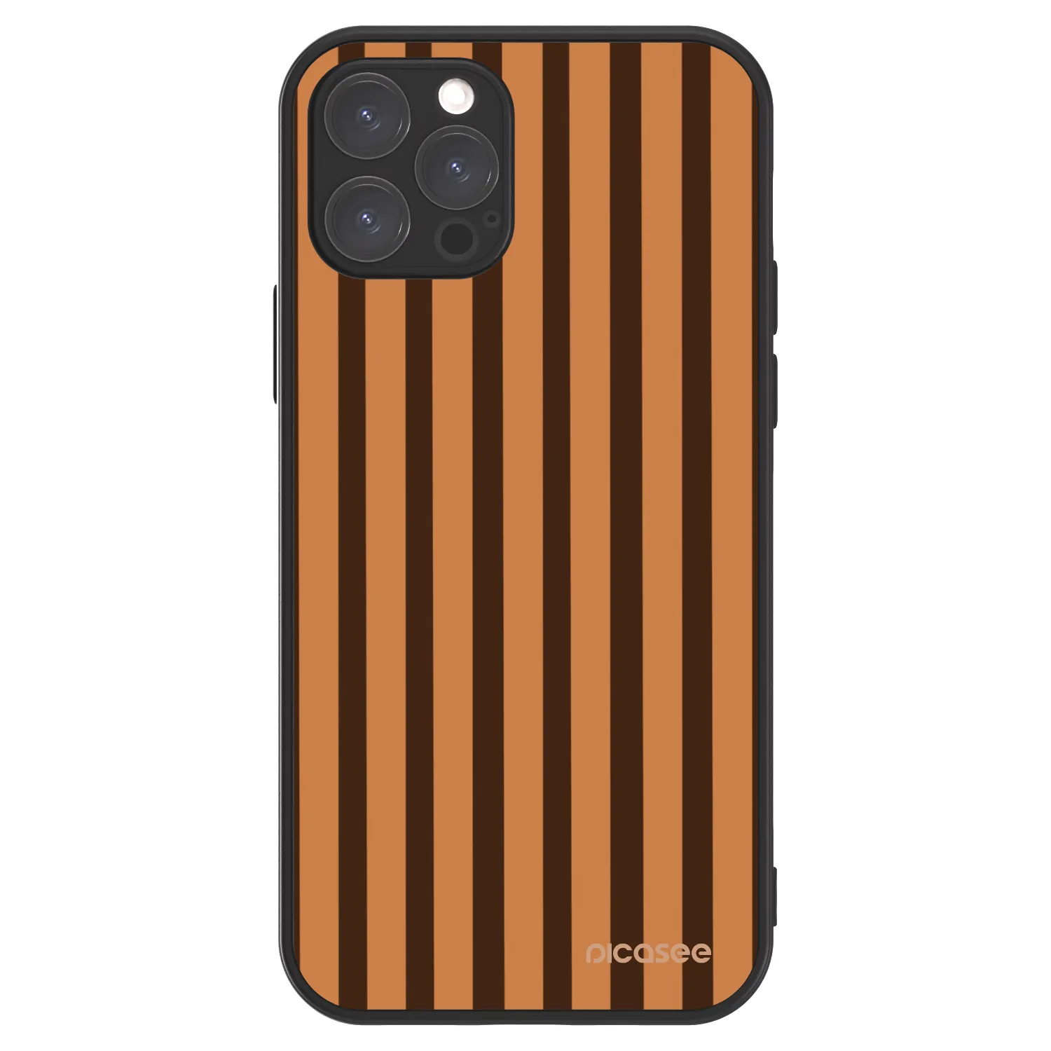 Picasee ULTIMATE CASE MagSafe Apple iPhone 12 Pro - készülékre - Caramel lines