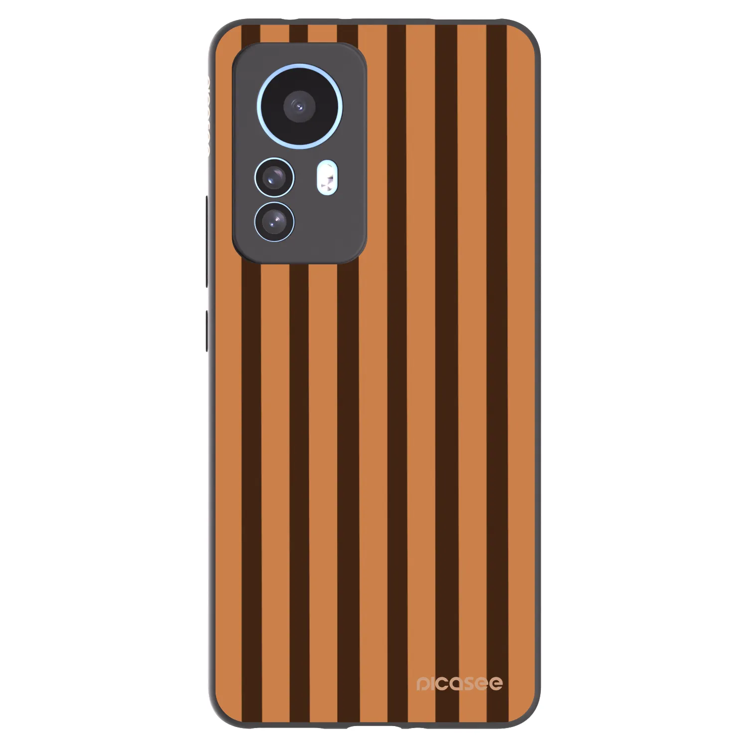 Picasee fekete szilikon tok az alábbi mobiltelefonokra Xiaomi 12T Pro - Caramel lines