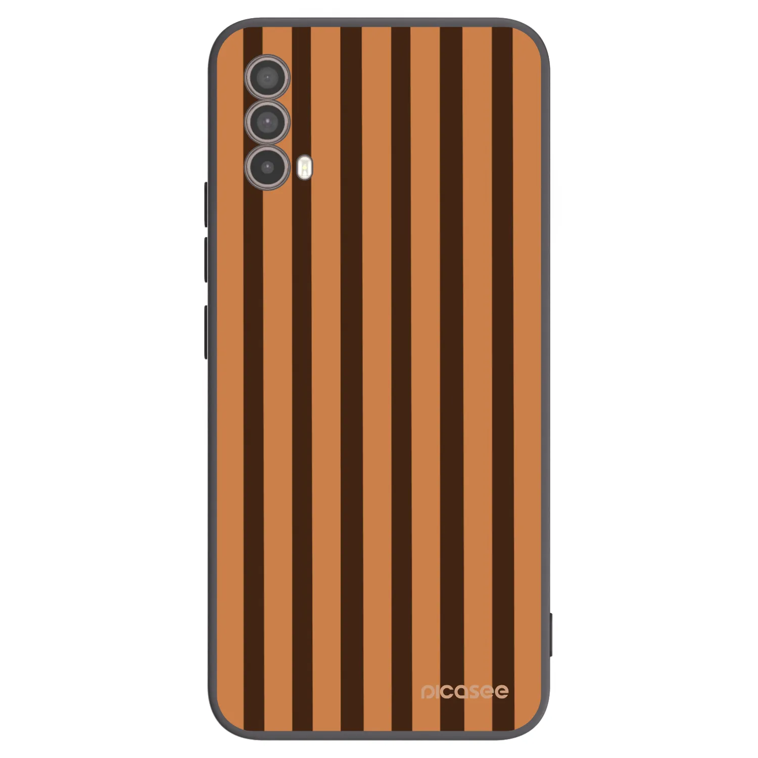 Picasee fekete szilikon tok az alábbi mobiltelefonokra Motorola Moto E40 - Caramel lines
