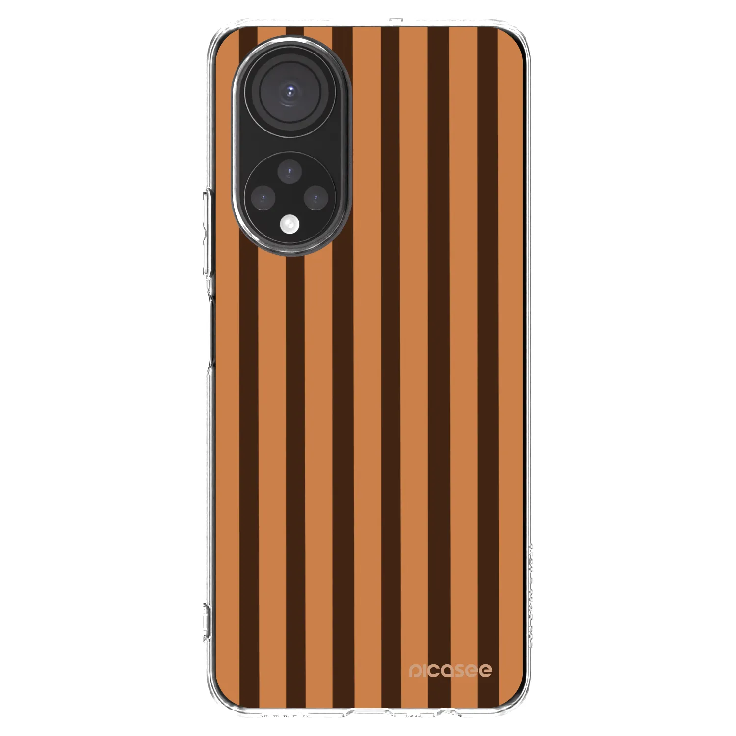 Picasee átlátszó szilikon tok az alábbi mobiltelefonokra Honor X7 - Caramel lines