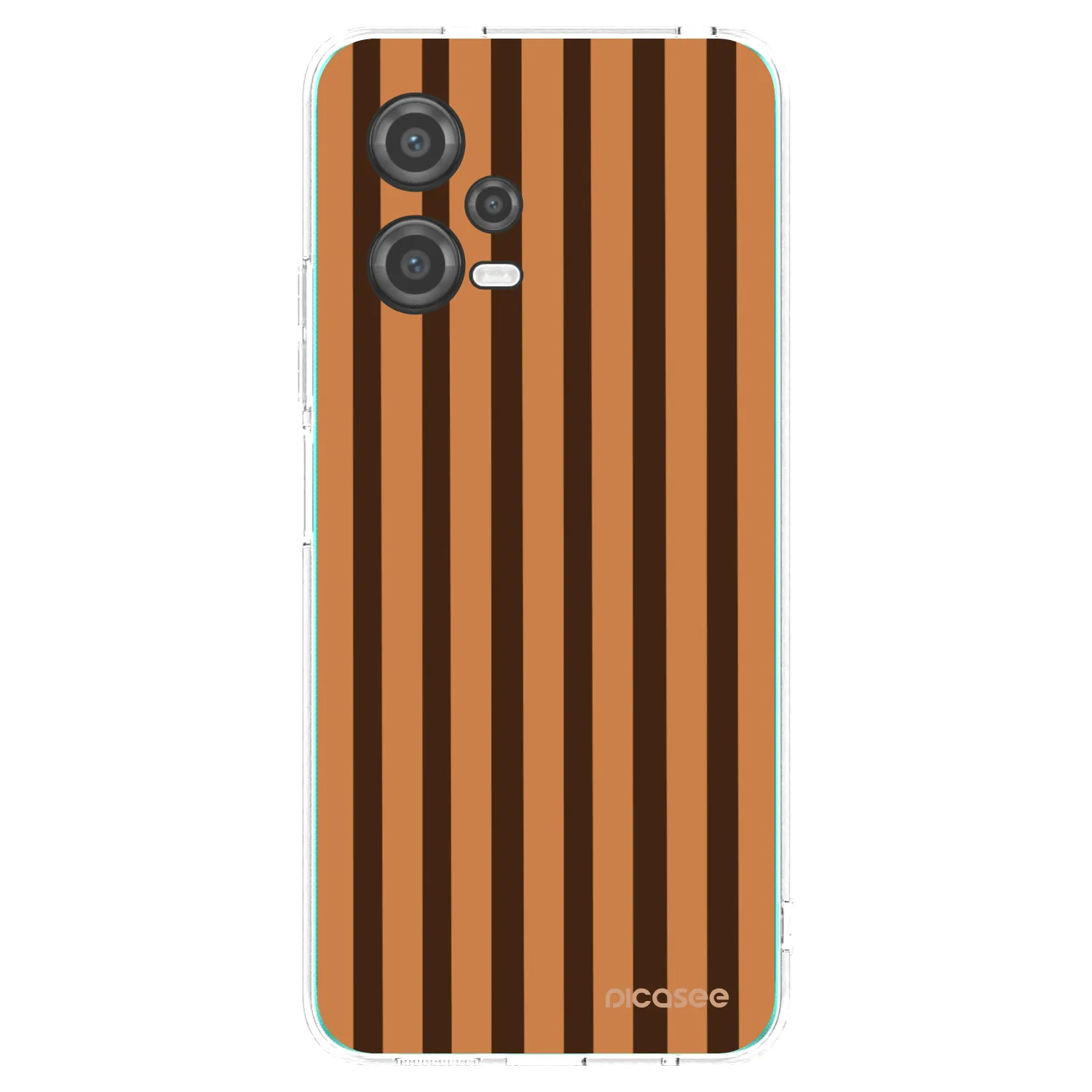 Picasee átlátszó szilikon tok az alábbi mobiltelefonokra Xiaomi Poco X5 - Caramel lines
