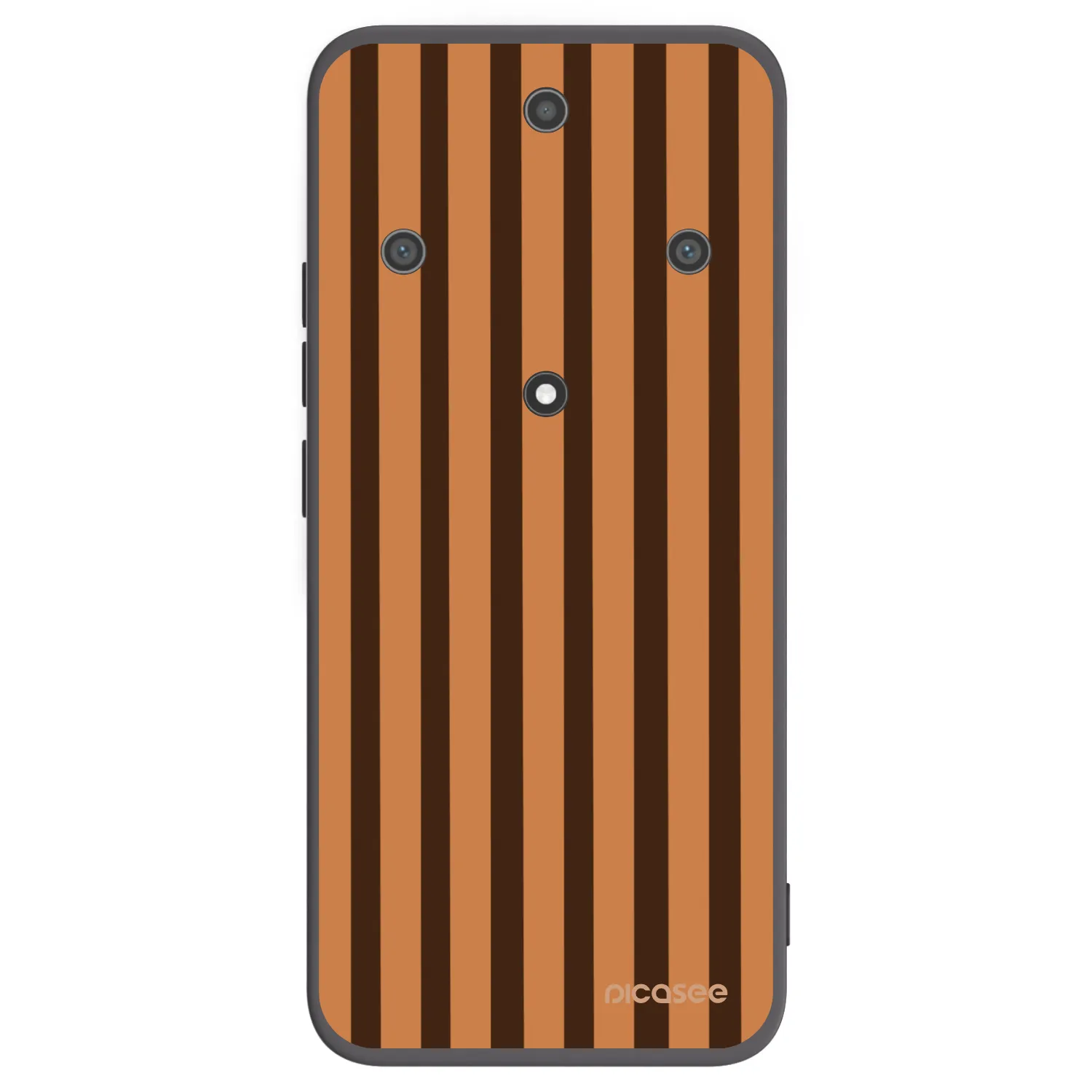 Picasee fekete szilikon tok az alábbi mobiltelefonokra Honor Magic5 Lite 5G - Caramel lines