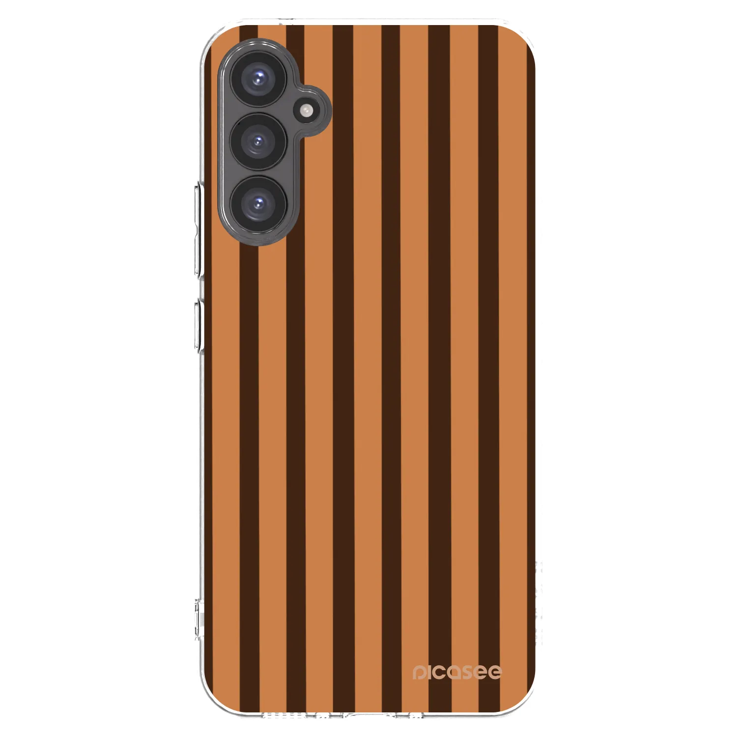 Picasee átlátszó szilikon tok az alábbi mobiltelefonokra Samsung Galaxy A34 5G A346B - Caramel lines