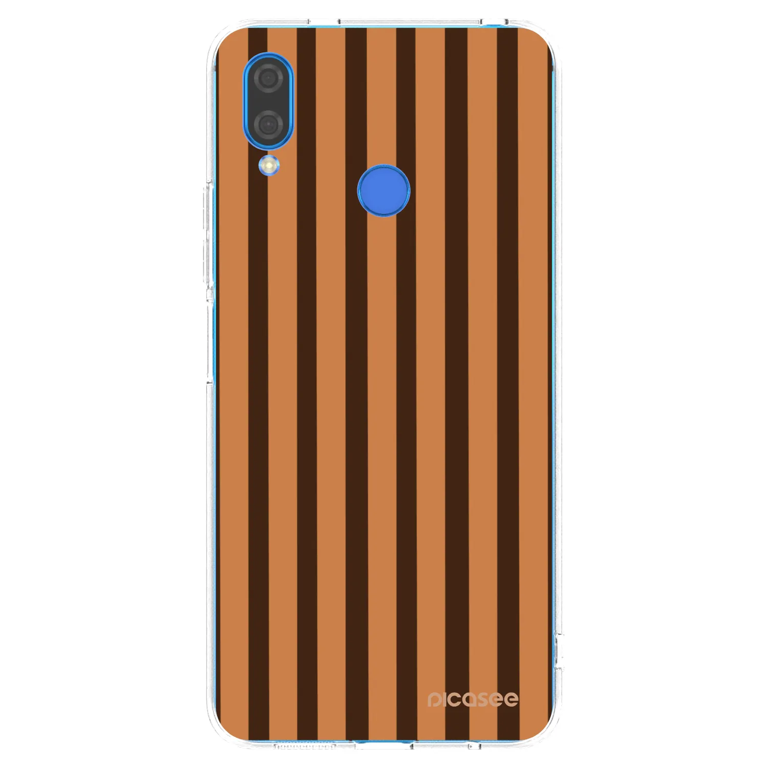 Picasee átlátszó szilikon tok az alábbi mobiltelefonokra Huawei Nova 3 - Caramel lines